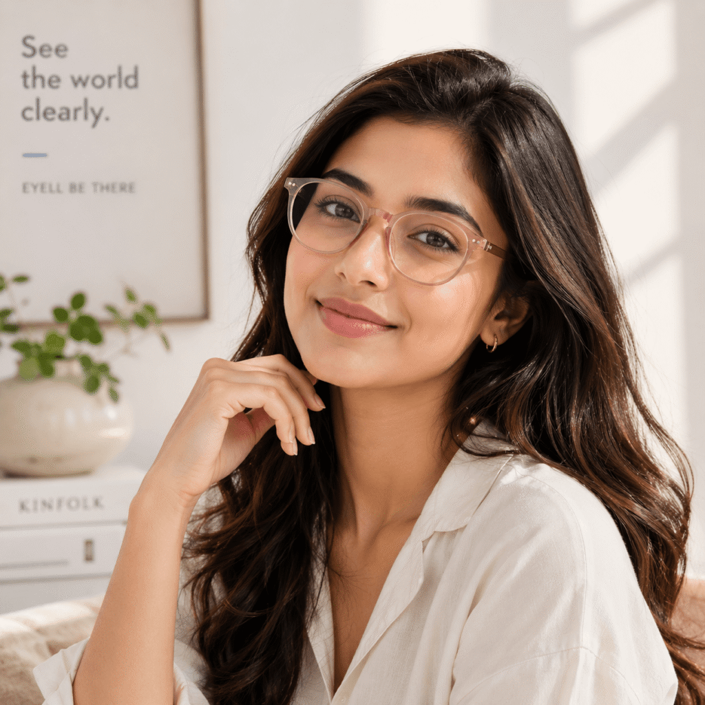 women eye wear glass home delivery